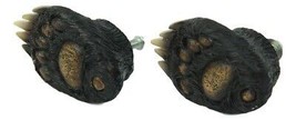 Rustic Western Black Bear Paw Drawer Cabinet Furniture Knobs Hardware Pack of 2 - £13.75 GBP