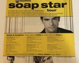 2001 Soap Star Tour Pinup Print Ad Cameron Mathison Jacob Young Mark Con... - $8.90