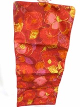 Vintage Lingerie Bag  Celebrity Jewelry Hanging Large RedPink Floral 1950s - $692.08 MXN