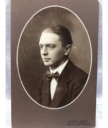 1900s Real Photo. Young Gentleman In Bowtie. Photograph Stockholm - £9.24 GBP