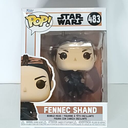 Funko Pop! Star Wars: The Mandalorian Fett Fennec Shand Figure Bobble-He... - $14.84