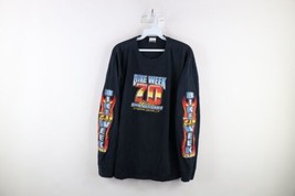 Vintage Y2K 2011 Mens L Faded Daytona Bike Week Fire Flames Long Sleeve T-Shirt - £39.38 GBP