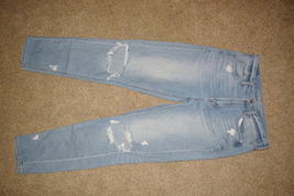 American Eagle Jeans Womens Size 6 LONG Distressed Prewash Mom Jeans RN5... - £17.28 GBP