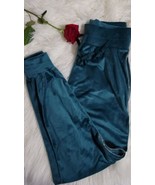 Victoria Secret On Point Womens Velour Jogger Pants Aqua Rhinestones Sz ... - $44.51 CAD