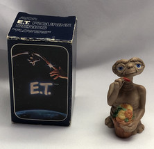 Avon E.T. Figurine Series &quot;Flowers&quot; 1984 Adorable Alien Miniature - $21.79