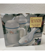 VINTAGE Baker Hart &amp; Stuart Kensington 3 pc Ceramic Stove Set - $17.99