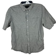 Ocean Current Mens Short Sleeve Button-Up Shirt Size XL Gray Cotton - $18.50