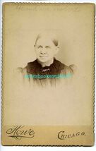 cabinet card * studio Howe Chicago * lady id Grandma Roberts * 4 x 6-1/2... - $8.95