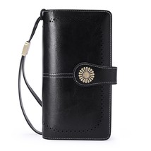 High Quality Gift  wallet female long zipper leather Lady wallet large capacity  - £37.90 GBP