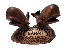 Treasure Craft Whales Salt Pepper Shaker Set Ceramic Hawaii Souvenir Nautical - £10.96 GBP