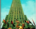 RCA Building Rockefeller Center New York City NY NYC Chrome Postcard A12 - $6.88