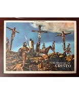 VTG Mexican EL PROCESO DE CRISTO Christianity Religious Poster Art Print... - $38.45 CAD