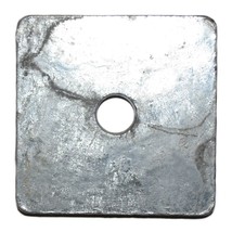 3&quot; x 3&quot; x 1/4 x 1/2&quot; Hot Dip Galvanized Grade 2 Steel Square Washers - $43.86+