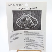 Vintage Craft Patterns, Potpourri Sachet, Aromatic Publication 1980s - $7.85