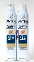 2 Cans Pantene Pro V 6 Oz Classic Clean In The Shower Foam Fine Flat Conditioner - $22.99