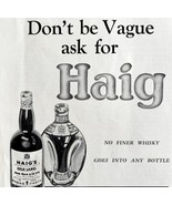 Haig Gold Label Scotch Whisky 1952 Advertisement UK Import Distillery DWII8 - €17,09 EUR