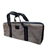 Vtg 15 Cassette Tape Holder Soft Zippered Shell Bag Vintage - $9.85