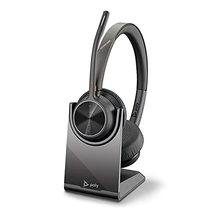 Plantronics Poly - Voyager 4320 UC Wireless Headset + Charge Stand Headphones wi - £141.39 GBP