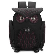 Newest Unisex big size backpack women owl backpacks big size bag men school bags - £110.31 GBP