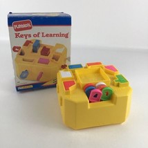 Playskool Keys Of Learning Playset Match Numbers Colors Shapes Vintage 1... - $39.55