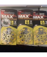 3 Packs 8 Pack Of LONG LASTING HEARING AID BATTERIES  SIZE 10 - €9,42 EUR