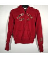American Eagle Women’s XS Red Sweatshirt Hoodie Half Zip Embroidered - €12,88 EUR