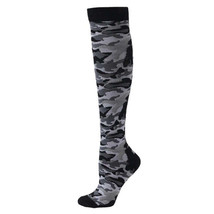 Gray Camouflage Knee High (Compression Socks) - $6.75