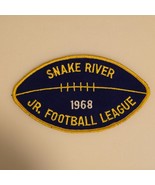 Vintage 1968 Snake River Jr. Football League 6&quot; X 3.5&quot; Iron-On Patch - $31.21 CAD