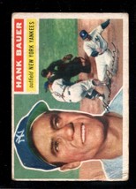 1956 Topps #177 Hank Bauer Poor Yankees White Backs *X109257 - £7.05 GBP