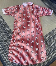 Women’s Vintage St.John’s Bay Christmas Santa Nightgown Size S/M - £19.46 GBP