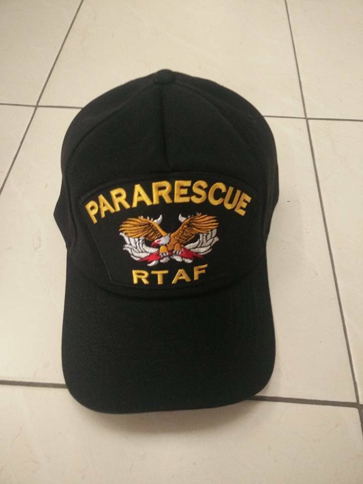 PARARESCUE RTAF ROYAL THAI AIR FORCE BALL CAP HAT HEADGEAR SOLDIER MILIT... - $9.50