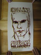 Henry Rollins Poster Black Flag Speaks Silkscreen Signed Numbered - £67.30 GBP