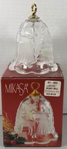 VINTAGE Collectable Mikasa &quot;Holiday Lights&quot; Lead Crystal Christmas Bell - £6.19 GBP