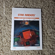 Atari 2600 Star Raiders game manual in near mint condition  - $8.42 CAD