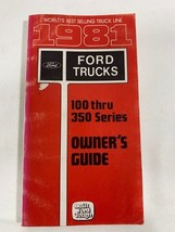 81 1981 Ford Truck/F-100/F-150/F-250/F-350 Owners Manual - Built Ford Tough - $17.47 CAD