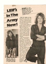 Leif Garrett teen magazine pinup clipping Army Now Teen Beat - $1.50