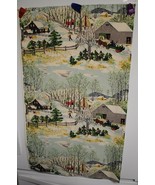 Grandma Moses &quot;Spring Time &quot; Fabric  37&quot; x 22&quot; New Unused - $59.00