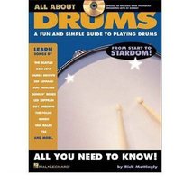 All About Drums Book / CD [Sheet music] - £17.17 GBP