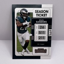 2021 Panini Contenders Football Miles Sanders Base #80 Philadelphia Eagles - £1.57 GBP