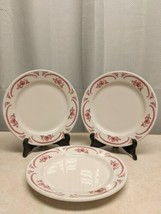 VTG Mid Century 3 Homer Laughlin BEST CHINA American Rose Dinner Plates 9 3/4&quot; - £119.43 GBP