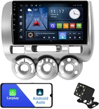 Android 12 Car GPS Navi Radio Wifi Stereo CarPlay For Honda Fit Jazz 2004-2007 - £86.78 GBP