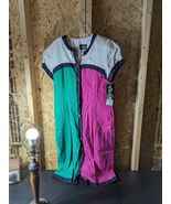 Etoile Collection polyester blend full button up dress size 11/12 - $41.57