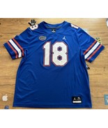 Florida Gators Football Jersey Nike Jordan Brand Dri-Fit Blue Mens XL #1... - £38.91 GBP