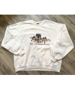 Vtg Sweatshirt America 90s Size XL Jerzees My American Home Patriotic  - £10.52 GBP