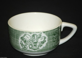 Old Vintage The Old Curiosity Shop Green by Royal China 2-1/8&quot; Flat Cup USA - £6.96 GBP