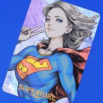 DC Comics Supergirl Laser Engraved Holographic Foil Character Art Tradin... - £11.18 GBP