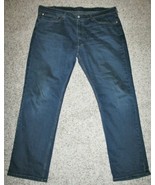 LEVIS 514 Ultra Dark Blue Wash Men&#39;s Straight Fit DENIM JEANS 40 W x 32 L  - $26.38 CAD