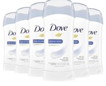 6 Dove Invisible Solid Deodorant Stick for Women Original Clean 2.6oz 5/... - £16.40 GBP