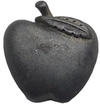 Apple Vintage Pewter Teacher Pin Small Heavy School Education - £9.72 GBP