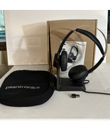 Plantronics Voyager UC B825M Dual Ear Headset with Charge Stand - Black - $190.14 CAD